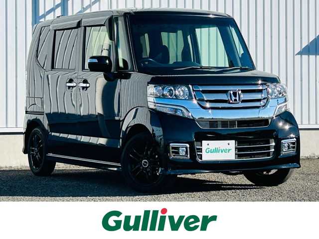 ホンダ Ｎ ＢＯＸ カスタム SSパッケージ 熊本県 2016(平28)年 5.9万km クリスタルブラックパール 【社外ナビ/・AM/FM/CD/DVD/BT/iPod/・フルセグTV/・バックカメラ/シティブレーキアクティブシステム/ステアリングスイッチ/フォグランプ/電動格納ミラー/・ウィンカーミラー/社外ホイール