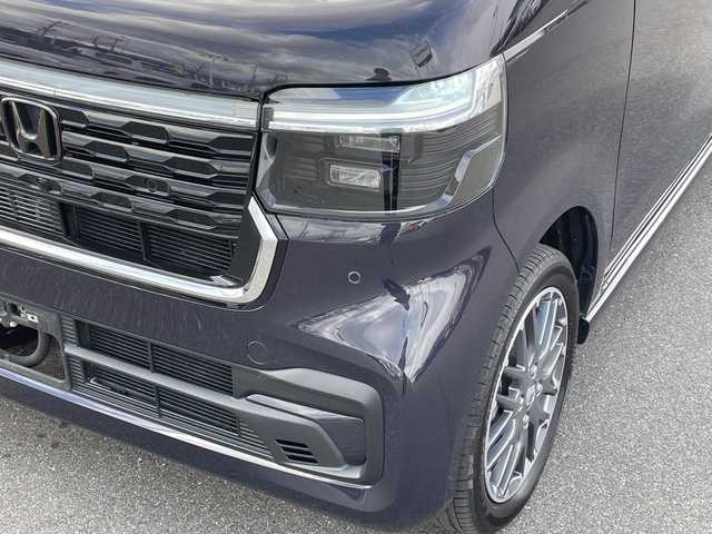 ホンダ Ｎ ＢＯＸ カスタム ターボ 長野県 2023(令5)年 1.5万km トワイライトミストブラックパール 禁煙車/4WD/純正ナビ//Bluetooth/CD/DVD/フルセグTV/USB入力端子(タイプCあり)/両側パワースライドドア/ハーフレザーシート/前席シートヒーター/ETC/純正AW15インチ/ホンダセンシング/・衝突軽減ブレーキ/・先行者発進お知らせ機能/・路外逸脱抑制機能/・レーダークルーズコントロール/アイドリングストップ/電動パーキングブレーキ/ブレーキホールド/パドルシフト/LEDヘッドライト/オートマチックハイビーム/プッシュスタート/スマートキー