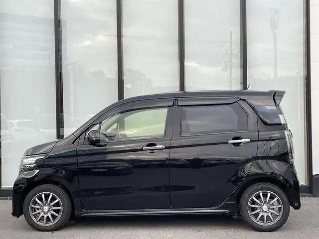 ホンダ Ｎ ＷＧＮ カスタム G ターボパッケージ 大阪府 2015(平27)年 7.2万km スマートブラック 純正ナビ/・Bluetooth/フルセグTV/CD/DVD/ラジオ/　MusicRsck/主要装備/・バックカメラ/・シティブレーキアクティブシステム/・クルーズコントロール/・パドルシフト/・横滑り防止装置/・LEDヘッドライト/・ハーフレザーシート/・ベンチシート/・フルフラット/・純正フロアマット/・純正AW/・ステアリングリモコン/・ダブルサイド＋カーテンエアバック/・ETC