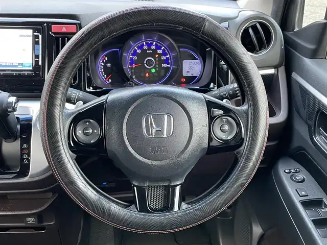 ホンダ Ｎ ＷＧＮ カスタム G ターボパッケージ 大阪府 2015(平27)年 7.2万km スマートブラック 純正ナビ/・Bluetooth/フルセグTV/CD/DVD/ラジオ/　MusicRsck/主要装備/・バックカメラ/・シティブレーキアクティブシステム/・クルーズコントロール/・パドルシフト/・横滑り防止装置/・LEDヘッドライト/・ハーフレザーシート/・ベンチシート/・フルフラット/・純正フロアマット/・純正AW/・ステアリングリモコン/・ダブルサイド＋カーテンエアバック/・ETC