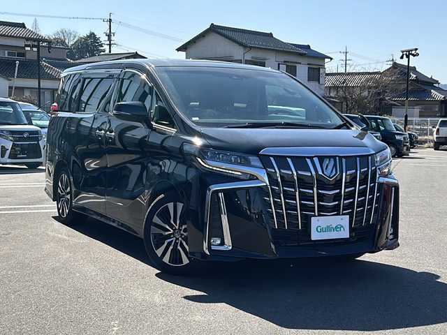 トヨタ アルファード S Cパッケージ 岐阜県 2022(令4)年 2.1万km ブラック 純正ディスプレイオーディオ/ナビキッド/フルセグTV/サンルーフ/レザーシート/シートヒーター/エアシート/パワーシート/オットマン/電動リアゲート/両側パワースライドドア/DVDデッキ