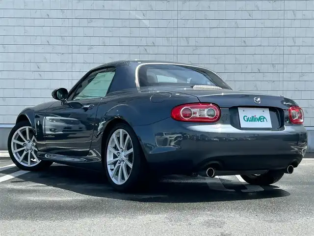 マツダ ロードスター S RHT 静岡県 2010(平22)年 9.3万km メトロポリタングレーマイカ 純正メーカーナビ(C9A1)/　AM FM CD DVD HDD/ETC/HIDヘッドランプ/スマートキー2本/オートエアコン/フロントフォグランプ/純正フロアマット/取扱説明書/保証書/フルセグTV/リトラクタブルハードトップ/純正17インチアルミホイール