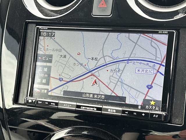 日産 ノート e－パワーX FOUR Vセレ 山形県 2020(令2)年 3.5万km ダークメタルグレー ４WD/レーダークルーズコントロール/スマートキー/ETC/社外ナビ/（AM/FM/Bluetooth）/HIDヘッドライト/社外フロアマット/フロントフォグ/ステアリングスイッチ/ドアバイザー/電動格納ミラー