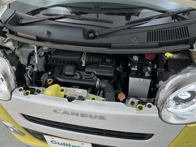 ダイハツ ムーヴ キャンバス ストライプス G 宮城県 2022(令4)年 0.9万km シャイニングホワイトパール/シトラスイエロークリスタルシャイン スマートアシスト/・衝突回避支援ブレーキ機能/・車線逸脱警報/・オートハイビームアシスト/・標識認識機能/・コーナーセンサー/純正10インチスタイリッシュナビ/・CD.DVD.SD.BT.USB.HDMI/フルセグTV/バックモニター/両側パワースライドドア/前後ドライブレコーダー/前席シートヒーター/ETC/LEDヘッドライト/LEDフォグランプ/ホッとカップホルダー/アイドリングストップ/横滑り防止装置/プッシュスタート/スマートキー/ステアリングスイッチ/純正フロアマット/電動格納ミラー