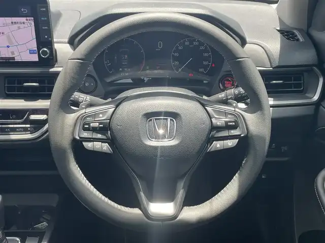 ホンダ ＷＲ－Ｖ Z 滋賀県 2024(令6)年 0.3万km ブリリアントスポーティブルーメタリック2トーン ワンオーナー/9型ディスプレイオーディオ/・Bluetooth/フルセグ/バックカメラ/革巻きステアリング/ステアリングリモコン/パドルシフト/ETC/前後ドライブレコーダー/LEDヘッドライト/オートリトラミラー/シートリフター/ホンダセンシング/・車線維持支援システム（LKAS)/・アダプティブクルーズコントロール/・オートハイビーム/・衝突軽減ブレーキ（CMBS）/・踏み間違い衝突軽減システム/・路外逸脱抑制機能/・歩行者事故低減ステアリング/・先行車発進お知らせ機能/・標識認識機能/・パーキングセンサーシステム/スマートキー