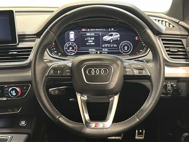 アウディ Ｑ５ 40TDIクワトロ スポーツ 新潟県 2019(令1)年 4.4万km ミトスブラックメタリック Sラインパッケージ/Assistsnce＆Safety/・アダプティブクルーズコントロール/・アクティブレーンアシスト/・ターンアシスト/・エグジットワーニング/・アウディサイドアシスト/・リヤクロストラフィックアシスト/・パークアシスト/・アウディホールドアシスト/・サラウンドビューカメラ/・アウディプレセンスシティ/・アウディプレセンスリヤ/・アドバンストキーシステム/Performanceパッケージ/・ダイナミックサスペンション/・アウディドライブセレクト/・スタートストップシステム/MMiナビゲーション/・AM/FM/TV/DVD/Apple Car Play/BT/Audi Connect/バーチャルコックピット/スポーツシート（フロント）/・電動調節機能（フロント）/LEDマトリックスヘッドライト/純正19インチAW