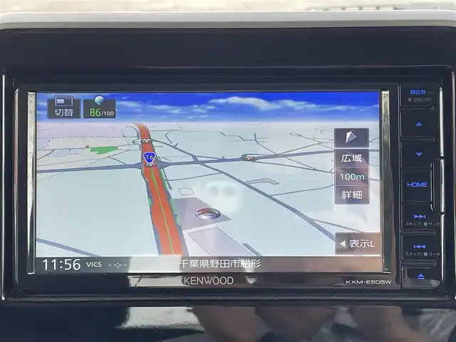 スズキ スペーシア カスタム HYBRID XS ターボ 千葉県 2020(令2)年 3.6万km ブルーイッシュブラックパール3 デュアルセンサーブレーキサポート/純正SDナビ【KXM-E505W】/・CD/DVD/MSV/Bluetooth/フルセグ/バックカメラ/両後パワースライドドア/ハーフレザーシート/運転席シートヒーター/クルーズコントロール/車線逸脱警報/スマートキー/社外前後ドライブレコーダー【ZDR025】/純正ビルトインETC/パドルシフト/コーナーセンサー/純正LEDヘッドライト/フォグランプ/純正15インチアルミホイール/本革巻きステアリング/ドアバイザー/サイド＆カーテンエアバッグ/新車時保証書＆取扱説明書