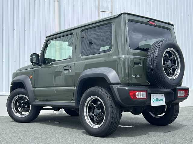 スズキ ジムニー シエラ JC 三重県 2018(平30)年 3.8万km ジャングルグリーン 純正８型ナビ/バックカメラ/前席シートヒーター/ビルトインETC/ヒーテッドドアミラー/クルーズコントロール/オートハイビーム/オートライト/社外レーダー探知機/革巻きハンドル/ステアリングスイッチ/純正オプションフロントグリル付/LEDヘッドライト/電動格納ミラー/禁煙車