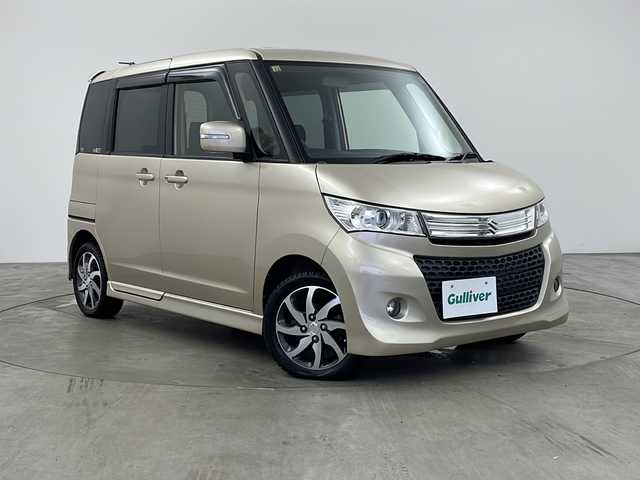 スズキ パレット ＳＷ TS 兵庫県 2010(平22)年 4.9万km クリアベージュメタリック ・純正/CD/AM/FM/AUX/・バックカメラ/・ターボ車/・両側パワースライドドア/・純正フロアマット/・HIDオートライト/・フォグランプ/・純正14インチアルミホイール/・電動格納ミラー/・Wエアバッグ/・ETC/・スマートキー/・ドアバイザー/・取扱説明書