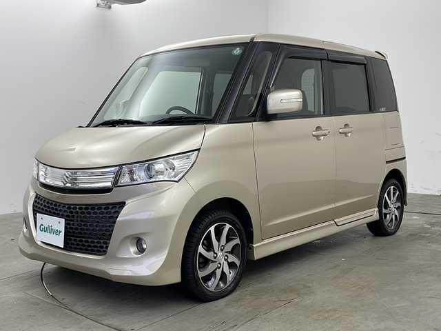 スズキ パレット ＳＷ TS 兵庫県 2010(平22)年 4.9万km クリアベージュメタリック ・純正/CD/AM/FM/AUX/・バックカメラ/・ターボ車/・両側パワースライドドア/・純正フロアマット/・HIDオートライト/・フォグランプ/・純正14インチアルミホイール/・電動格納ミラー/・Wエアバッグ/・ETC/・スマートキー/・ドアバイザー/・取扱説明書