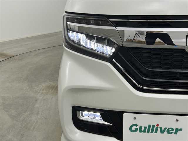 ホンダ Ｎ ＢＯＸ カスタム G L ターボ ホンダセンシング 岡山県 2019(令1)年 4万km プラチナホワイトパール 純正ナビ/【Bluetooth/フルセグTV/CD/DVD/USB接続】/型番:VXM-204VFi/前席シートヒーター/ハーフレザーシート/バックカメラ　/ビルトインＥＴＣ/パドルシフト/両側パワースライドドア/レーダークルーズコントロール/衝突軽減ブレーキシステム/ＬＥＤヘッドライト/LEDフォグランプ/後席サンシェイド/純正フロアマット/純正15インチアルミホイール/プッシュスタート/スマートキー×2/エンジンスターター×1/取扱説明書/ナビ取扱説明書