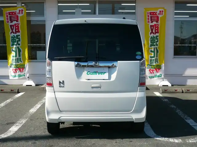 ホンダ Ｎ ＢＯＸ G Lパッケージ 静岡県 2016(平28)年 3.3万km プレミアムホワイトパールⅡ 禁煙車/片側パワースライドドア/ECLIPSE:AVN-G05/(CD/DVD/AM/FM/フルセグTV)/バックカメラ/ビルトインETC/後席ロールサンシェード/ウインカー付電動格納ミラー/純正フロアマット・バイザー/プッシュスタート・スマートキー/スペアキー/保証書・取扱説明書