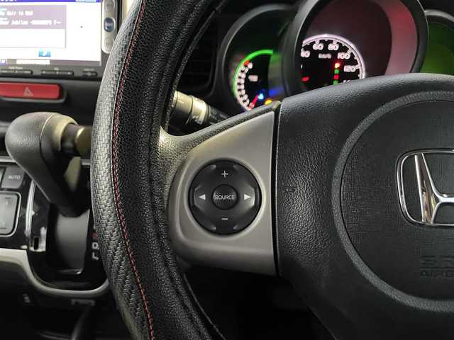 ホンダ Ｎ ＢＯＸ G SSパッケージ 滋賀県 2015(平27)年 7.3万km スマートブラック 純正７インチナビ/Bluetooth/CD/DVD/SD/IPOD/ワンセグ/両側電動スライド/バックカメラ/社外ドラレコ（前）/シートヒーター（D/N）/オートライト/プッシュスタート/スマートキー/ステアリングリモコン/スペアキー/ETC