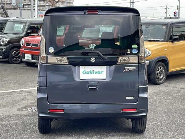 スズキ スペーシア カスタム XS 徳島県 2013(平25)年 9.9万km ルナグレーパールメタリック 7インチSDナビ【AVN113MV】/（ワンセグ/CD/USB）/バックカメラ/両側パワースライドドア/HIDヘッドライト/オートライト/電格ミラー/ドアバイザー/純正14AW/純正フロアマット/シガーソケット/プッシュスタート/スマートキー/スペアキー