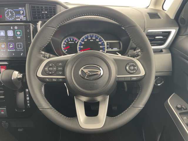 ダイハツ トール カスタムG ターボ 愛知県 2026(令8)年 0.1千km ブラックマイカメタリック/パールホワイトⅢ 2トーン 登録済未使用車/純正9型ディズプレイオーディオ/全方位カメラ/両側パワースライドドア/レーダークルーズコントロール/バッグカメラ/コーナーセンサー/純正アルミホイール/LEDヘッドライト/オートマチックハイビーム/衝突軽減システム/フルセグ/Bluetooth/ステアリングスイッチ/スマートキー/プッシュスタート