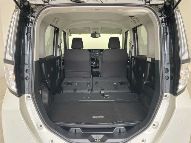 ダイハツ トール カスタムG ターボ 愛知県 2026(令8)年 0.1千km ブラックマイカメタリック/パールホワイトⅢ 2トーン 登録済未使用車/純正9型ディズプレイオーディオ/全方位カメラ/両側パワースライドドア/レーダークルーズコントロール/バッグカメラ/コーナーセンサー/純正アルミホイール/LEDヘッドライト/オートマチックハイビーム/衝突軽減システム/フルセグ/Bluetooth/ステアリングスイッチ/スマートキー/プッシュスタート