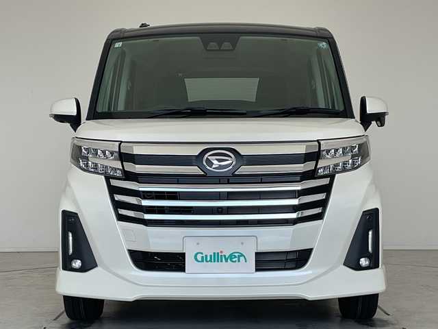 ダイハツ トール カスタムG ターボ 愛知県 2026(令8)年 0.1千km ブラックマイカメタリック/パールホワイトⅢ 2トーン 登録済未使用車/純正9型ディズプレイオーディオ/全方位カメラ/両側パワースライドドア/レーダークルーズコントロール/バッグカメラ/コーナーセンサー/純正アルミホイール/LEDヘッドライト/オートマチックハイビーム/衝突軽減システム/フルセグ/Bluetooth/ステアリングスイッチ/スマートキー/プッシュスタート