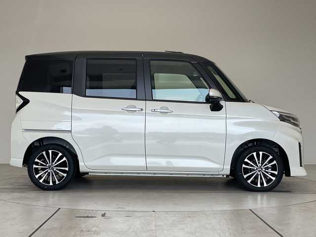 ダイハツ トール カスタムG ターボ 愛知県 2026(令8)年 0.1千km ブラックマイカメタリック/パールホワイトⅢ 2トーン 登録済未使用車/純正9型ディズプレイオーディオ/全方位カメラ/両側パワースライドドア/レーダークルーズコントロール/バッグカメラ/コーナーセンサー/純正アルミホイール/LEDヘッドライト/オートマチックハイビーム/衝突軽減システム/フルセグ/Bluetooth/ステアリングスイッチ/スマートキー/プッシュスタート