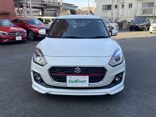 スズキ スイフト HYBRID RS 宮崎県 2023(令5)年 2万km ピュアホワイトパール 純正ナビ Bluetooth 全方位カメラ フルセグTV CD/DVDチェンジャー USB入力端子 ETC シートヒーター レーダークルーズコントロール コーナーセンサー BSM LEDライト