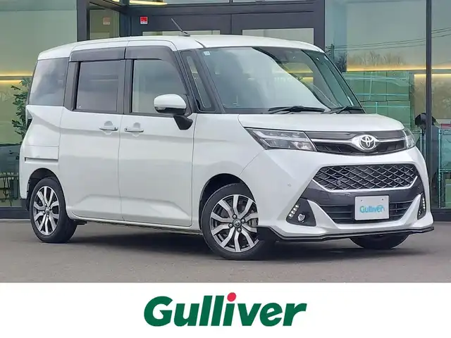 トヨタ タンク カスタムG－T 東京都 2019(平31)年 4.5万km パールホワイトⅢ ナビ【CN-RE05WD】/CD/フルセグTV/Bluetooth/SD/AM/FM/ETC/スマートアシスト/両側パワースライドドア/クルーズコントロール/プッシュスタート/オートライト/オートマチックハイビーム/LED/純正１４インチアルミ/スペアキー