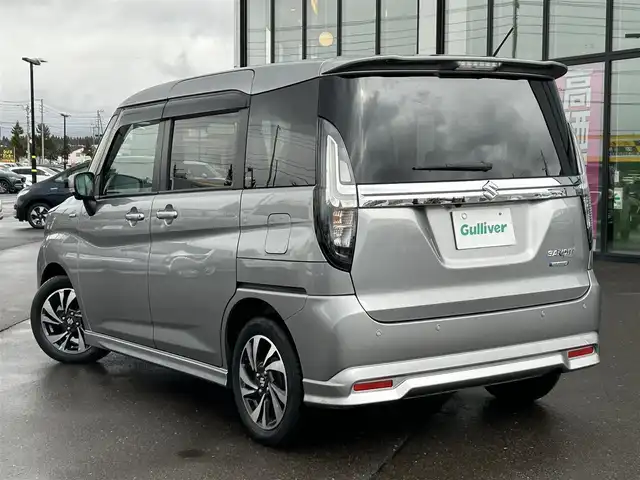 スズキ ソリオ バンディット HV MV 道南・函館 2021(令3)年 1.2万km プレミアムシルバーメタリック /純正ナビ//フルセグＴＶ//ドライブレコーダー//全周囲カメラ//両側パワースライドドア//シートヒーター//クルーズコントロール//ヘッドアップディスプレイ//衝突軽減ブレーキ//コーナーセンサー//オートライト//オートハイビーム//フロアマット//スマートキー//プッシュスタート