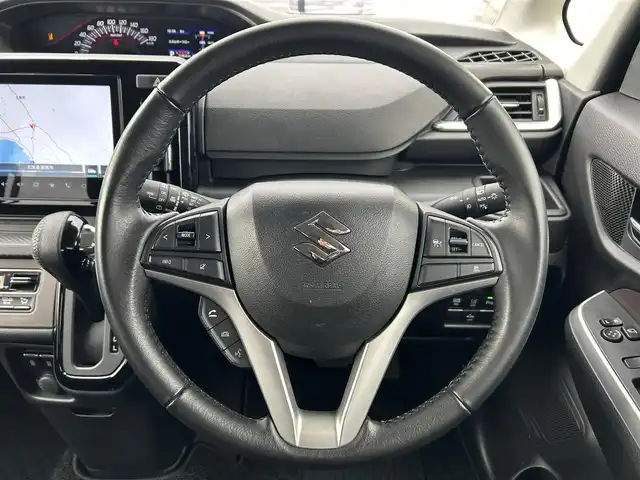 スズキ ソリオ バンディット HV MV 道南・函館 2021(令3)年 1.2万km プレミアムシルバーメタリック /純正ナビ//フルセグＴＶ//ドライブレコーダー//全周囲カメラ//両側パワースライドドア//シートヒーター//クルーズコントロール//ヘッドアップディスプレイ//衝突軽減ブレーキ//コーナーセンサー//オートライト//オートハイビーム//フロアマット//スマートキー//プッシュスタート