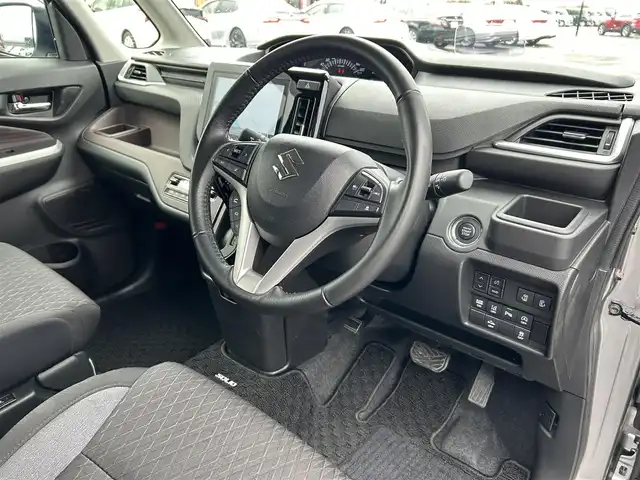 スズキ ソリオ バンディット HV MV 道南・函館 2021(令3)年 1.2万km プレミアムシルバーメタリック /純正ナビ//フルセグＴＶ//ドライブレコーダー//全周囲カメラ//両側パワースライドドア//シートヒーター//クルーズコントロール//ヘッドアップディスプレイ//衝突軽減ブレーキ//コーナーセンサー//オートライト//オートハイビーム//フロアマット//スマートキー//プッシュスタート