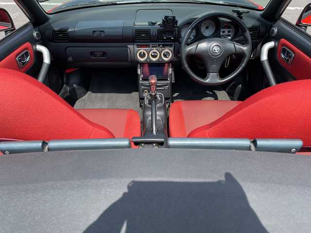 トヨタ ＭＲ－Ｓ S エディション 徳島県 2002(平14)年 14.8万km オレンジ ６速ＭＴ/ディスプレイオーディオ/ＥＴＣ/フォグランプ/純正フロアマット/社外アルミホイール/異色全塗装シルバー→オレンジ/エアコン