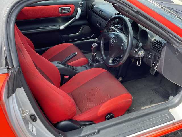 トヨタ ＭＲ－Ｓ S エディション 徳島県 2002(平14)年 14.8万km オレンジ ６速ＭＴ/ディスプレイオーディオ/ＥＴＣ/フォグランプ/純正フロアマット/社外アルミホイール/異色全塗装シルバー→オレンジ/エアコン