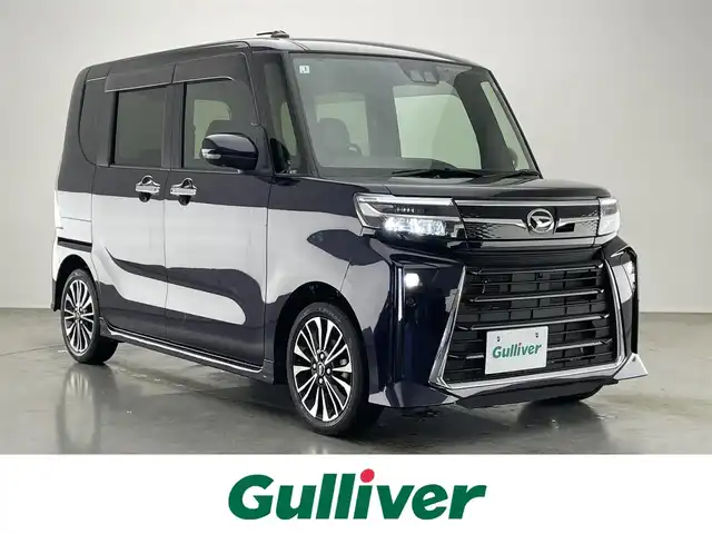 ダイハツ タント カスタム RS 愛知県 2023(令5)年 3.2万km クールバイオレットクリスタルシャイン 純正10インチナビ/スマートアシストIII/全方位カメラ/シートヒーター/前後ドライブレコーダー/両側パワースライドドア/フルセグTV/DVD/純正アルミホイール/LEDオートライト/フォグランプ/カーテンエアバッグ/衝突被害軽減ブレーキ/純正フロアマット/コーナーセンサー