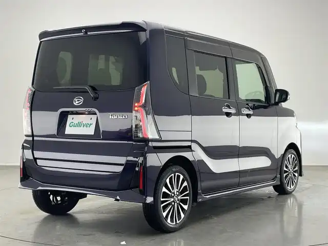ダイハツ タント カスタム RS 愛知県 2023(令5)年 3.2万km クールバイオレットクリスタルシャイン 純正10インチナビ/スマートアシストIII/全方位カメラ/シートヒーター/前後ドライブレコーダー/両側パワースライドドア/フルセグTV/DVD/純正アルミホイール/LEDオートライト/フォグランプ/カーテンエアバッグ/衝突被害軽減ブレーキ/純正フロアマット/コーナーセンサー