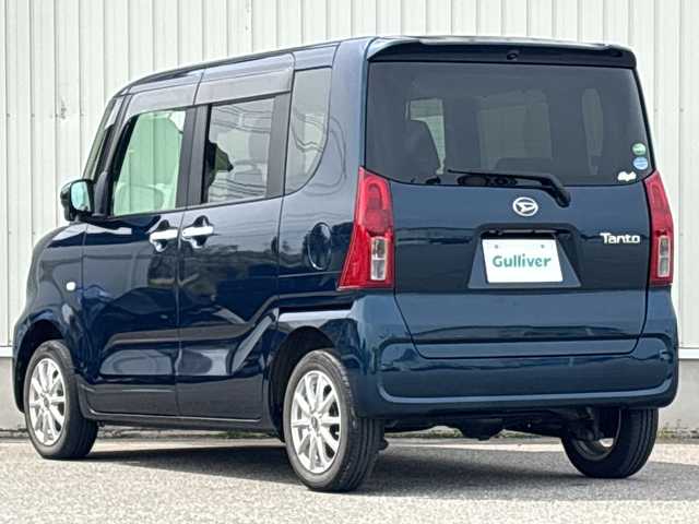 ダイハツ タント X 富山県 2021(令3)年 4.2万km レーザーブルークリスタルシャイン 社外メモリナビ/型式：CN-RA06WD/【CD/DVD/BT/SD/フルセグTV】/全方位カメラ/前方ドライブレコーダー/前席シートヒーター/片側パワースライドドア/スマートキー/スペアキー1本/LEDヘッドライト/オートライト/前後コーナーセンサー/社外アルミホイール/レーンキープアシスト/横滑り防止装置/衝突被害軽減システム/純正フロアマット/ドアバイザー