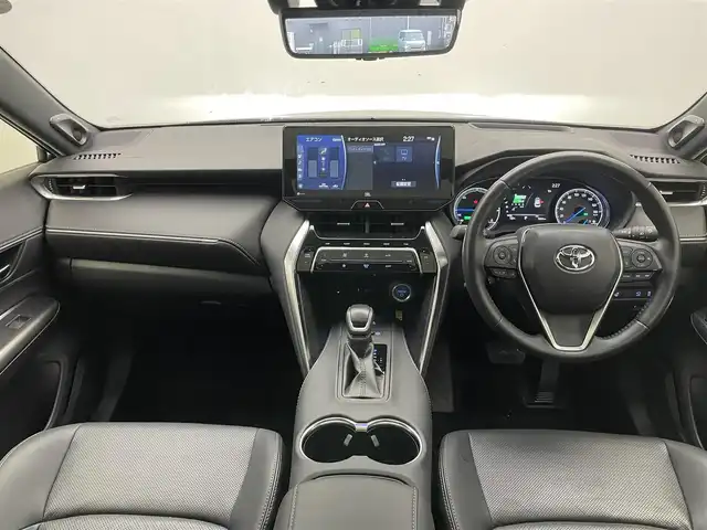トヨタ ハリアー ハイブリッド Z レザーパッケージ 愛知県 2020(令2)年 1万km プレシャスブラックパール 純正１２．３型ナビ　ＪＢＬサウンド　全方位カメラ　調光ルーフ　モデリスタエアロ　デジタルインナーミラー録画付　黒革　シートヒーター　電動リアゲート　トヨタセーフティセンス　衝突軽減　追従クルコン　ワイヤレス充電　ＬＥＤオートライト　フォグライト　ETC2.0　コーナーセンサー　HUD　BSM　レーンキープ　禁煙