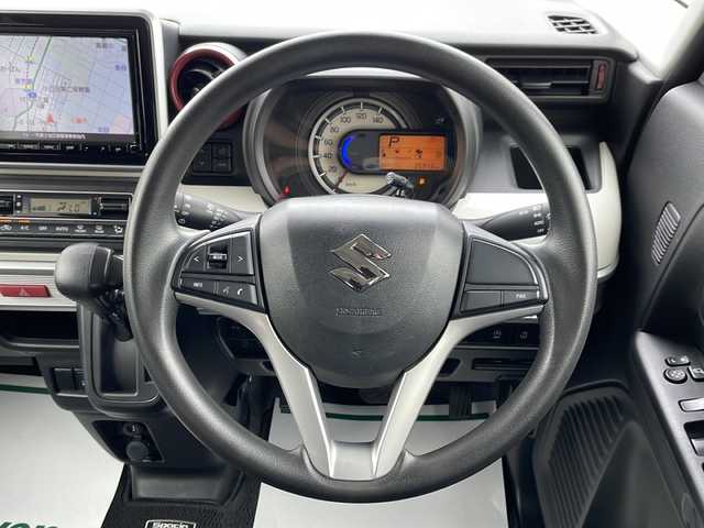 スズキ スペーシア HYBRID X 山形県 2019(平31)年 3.6万km チアフルピンクM 禁煙車/デュアルセンサーブレーキサポート/スズキセーフティサポート/・後退時ブレーキサポート/・車線逸脱抑制制御機能/・車線逸脱警報機能/・パーキングソナー/・横滑り防止装置（ＥＳＰ）/ヘッドアップディスプレイ/両側パワースライドドア/DOP9インチナビ（CD.DVD.BT.USB)/全方位カメラ/フルセグ/シートヒーター/ビルトインETC/ドライブレコーダー/プッシュスタート/スマートキーｘ２/アイドリングストップ