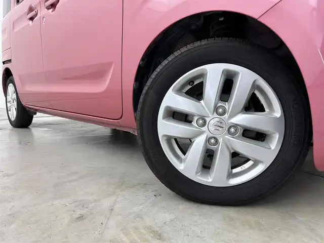 スズキ スペーシア HYBRID X 福岡県 2019(平31)年 3.6万km チアフルピンクM 社外９インチナビ（フルセグＴＶ、ＢＴ）　/全方位カメラ　/前後ドライブレコーダー　/ビルトインＥＴＣ　/両側パワースライドドア　/衝突被害軽減システム　/レーンキープ　/横滑り防止装置　/純正１４インチアルミホイール