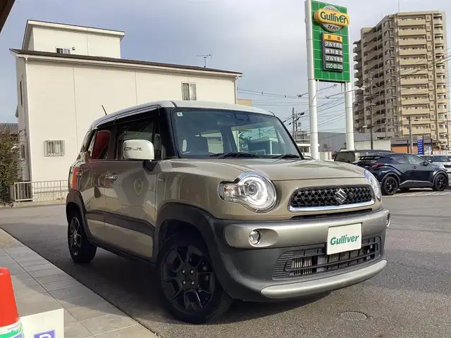 スズキ クロスビー HYBRID MZ 愛知県 2018(平30)年 4.7万km キャラバンアイボリーパールメタリック/ホワイト 2トーンルーフ 純正SDナビ　/フルセグ　/ビルトインETC /クルーズコントロール　/パドルシフト　/シートヒーター　/LDA /コーナーセンサー　/アイドリングストップ　/LEDヘッド　/スマートキー　/ISOFIX /ステアリングスイッチ　/純正アルミ