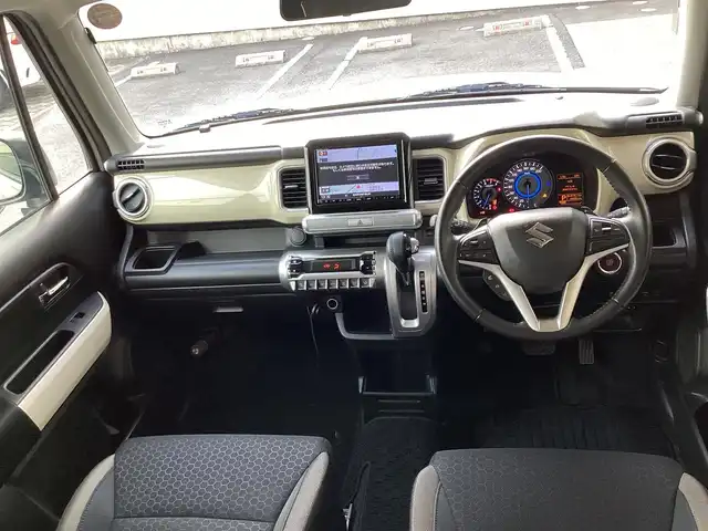 スズキ クロスビー HYBRID MZ 愛知県 2018(平30)年 4.7万km キャラバンアイボリーパールメタリック/ホワイト 2トーンルーフ 純正SDナビ　/フルセグ　/ビルトインETC /クルーズコントロール　/パドルシフト　/シートヒーター　/LDA /コーナーセンサー　/アイドリングストップ　/LEDヘッド　/スマートキー　/ISOFIX /ステアリングスイッチ　/純正アルミ