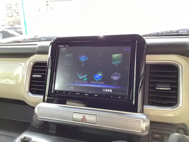 スズキ クロスビー HYBRID MZ 愛知県 2018(平30)年 4.7万km キャラバンアイボリーパールメタリック/ホワイト 2トーンルーフ 純正SDナビ　/フルセグ　/ビルトインETC /クルーズコントロール　/パドルシフト　/シートヒーター　/LDA /コーナーセンサー　/アイドリングストップ　/LEDヘッド　/スマートキー　/ISOFIX /ステアリングスイッチ　/純正アルミ