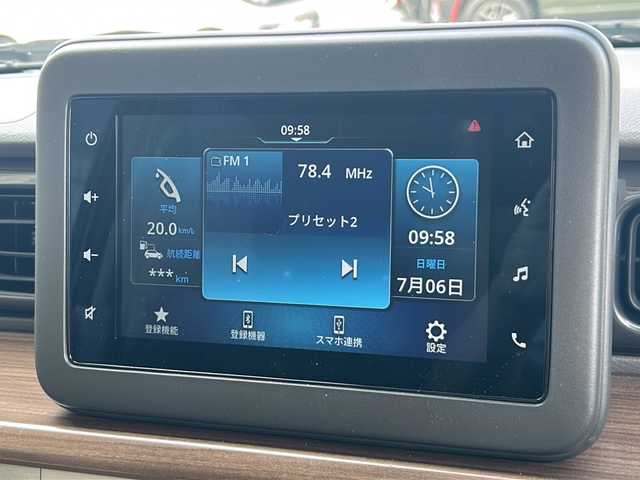 スズキ ラパン ＬＣ X 静岡県 2024(令6)年 0.5万km テラコッタピンクメタリック/アーバンブラウン 2トーン 純正ディスプレイオーディオ/・Bluetooth/・USB/・AM/・FM/主要装備/・衝突軽減/・レーンキープ/・横滑り防止装置/・コーナーセンサー/・バックカメラ/・シートヒーターD+N席/・スマートキー/・プッシュスタート/・LEDヘッドライト/・オートライト