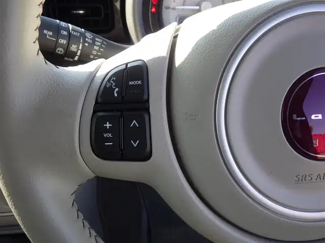 スズキ ラパン ＬＣ X 千葉県 2024(令6)年 0.5万km テラコッタピンクメタリック/アーバンブラウン 2トーン デュアルカメラブレーキサポート/アイドリングストップ/ディスプレイオーディオ/【Bluetooth接続】/バックカメラ/ハーフレザーシート/前席シートヒーター/革巻きステアリング/ステアリングスイッチ/LEDヘッドライト/ウインカーミラー/リアコーナーセンサー/携帯リモコン