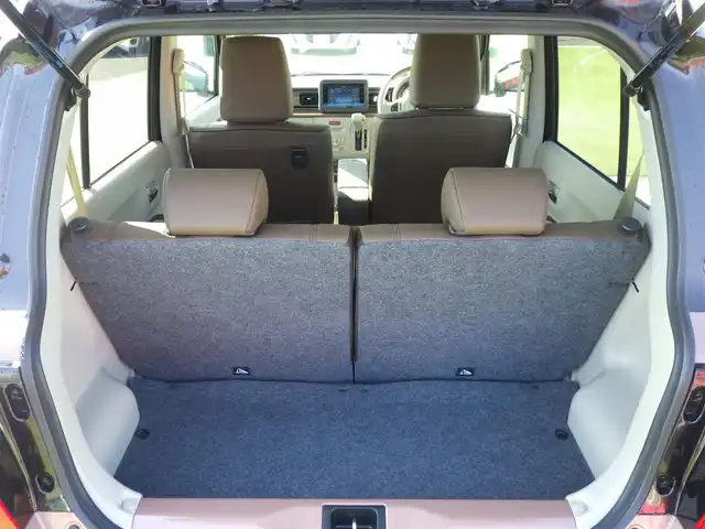 スズキ ラパン ＬＣ X 千葉県 2024(令6)年 0.5万km テラコッタピンクメタリック/アーバンブラウン 2トーン デュアルカメラブレーキサポート/アイドリングストップ/ディスプレイオーディオ/【Bluetooth接続】/バックカメラ/ハーフレザーシート/前席シートヒーター/革巻きステアリング/ステアリングスイッチ/LEDヘッドライト/ウインカーミラー/リアコーナーセンサー/携帯リモコン