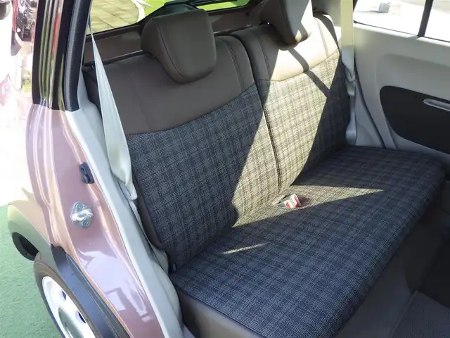 スズキ ラパン ＬＣ X 千葉県 2024(令6)年 0.5万km テラコッタピンクメタリック/アーバンブラウン 2トーン デュアルカメラブレーキサポート/アイドリングストップ/ディスプレイオーディオ/【Bluetooth接続】/バックカメラ/ハーフレザーシート/前席シートヒーター/革巻きステアリング/ステアリングスイッチ/LEDヘッドライト/ウインカーミラー/リアコーナーセンサー/携帯リモコン