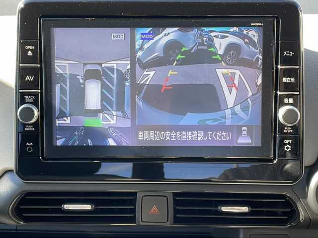 日産 デイズ X 神奈川県 2021(令3)年 0.7万km ホワイトパール 純正9インチメモリナビ/CD/DVD/SD/Bluetooth/フルセグ /【MM320D-L】/アラウンドビューモニター/エマージェンシーブレーキ/コーナーセンサー/ドアバイザー/フロアマット/プッシュスタート/スマートキー