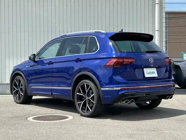 フォルクスワーゲン ティグアン R 富山県 2023(令5)年 0.6万km 青 ワンオーナー/4WD/寒冷地仕様/レーンチェンジアシストシステム/リヤトラフィックアラート/クリアランスソナー/パーキングアシスト/レーンキープアシスト/オートマチックハイビーム/パドルシフト/シートポジションメモリー/衝突軽減システム/ステアリングヒーター/純正SDナビ/Bluetooth/全方位カメラ/パワーシート　D+N席/ビルトインETC/純正AWスタッドレスタイヤ付4本あり