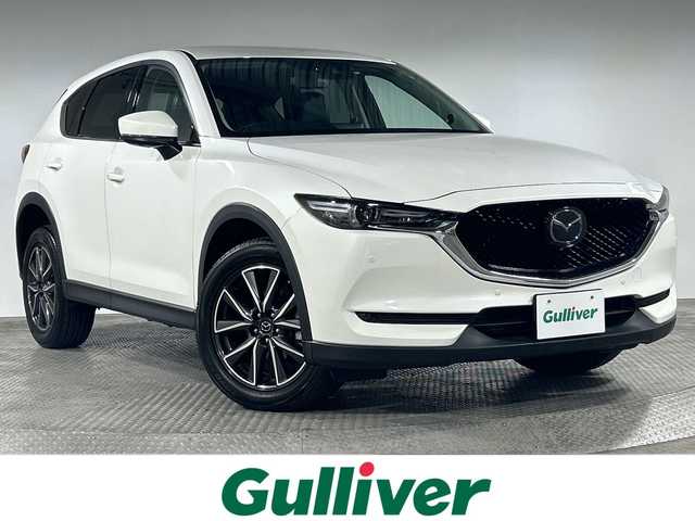 マツダ ＣＸ－５ XD Lパッケージ 神奈川県 2018(平30)年 5.7万km スノーフレイクホワイトパールマイカ i-ACTTIVSENSE/純正ナビ/・BT/フルセグTV/AUX/USB/CD/DVD/AM/FM/バックカメラ/BOSEプレミアムサウンド/レザーシート/パワーシート(D/N)/シートヒーター(D/N/二列目)/メモリシート(D)/ETC/パワーバックドア/MTモード/電動サイドブレーキ/オートブレーキホールド/革巻きステアリング/ステアリングスイッチ/ステアリングヒーター/Autoライト/スマートキー/スペアキー/プッシュスタートボタン/電動格納ミラー/ウィンカーミラー/トノカバー/LEDヘッドライト/フォグランプ/純正フロアマット/純正19インチアルミホイール