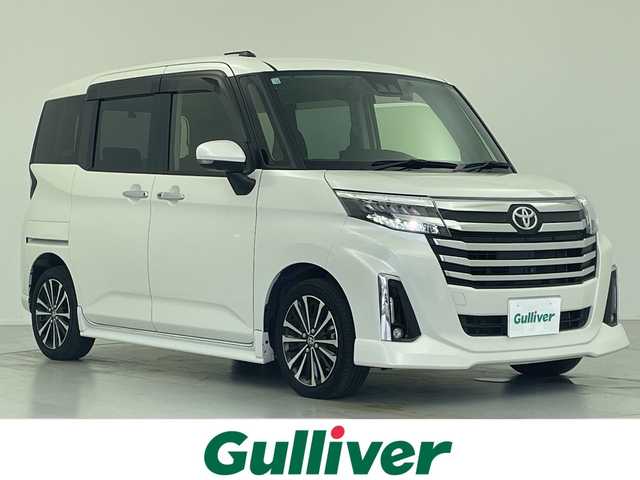 トヨタ ルーミー カスタムG－T 愛知県 2020(令2)年 5.2万km パールホワイトⅢ 社外ナビ/・フルセグ/・Ｂｌｕｅｔｏｏｔｈ/・HDMI/・DVD/・CD/・FM/AM/アラウンドビューモニター/両側パワースライドドア/前後ドライブレコーダー/レーダークルーズコントロール/衝突軽減ブレーキ/コーナーセンサー/先行車発進お知らせ機能/車線逸脱警報/前席シートヒータ/ＥＴＣ/LEDヘッドライト/オートライト/オートマチックハイビーム/フォグランプ/電動パーキングブレーキ/オートブレーキホールド/スペアキー