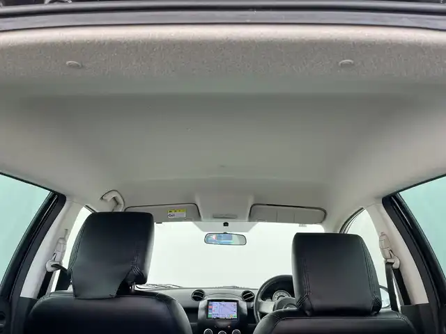 マツダ デミオ 13C－V HIDエディション 群馬県 2011(平23)年 4.2万km ラディアントエボニーマイカ 純正７インチナビ　ワンセグＴＶ　社外１４インチアルミホイール　純正フロアマット　シートカバー　オートエアコン　ＨＩＤヘッドライト　フォグランプ　リモコンキー　電動格納ミラー　ビルトインＥＴＣ　禁煙車