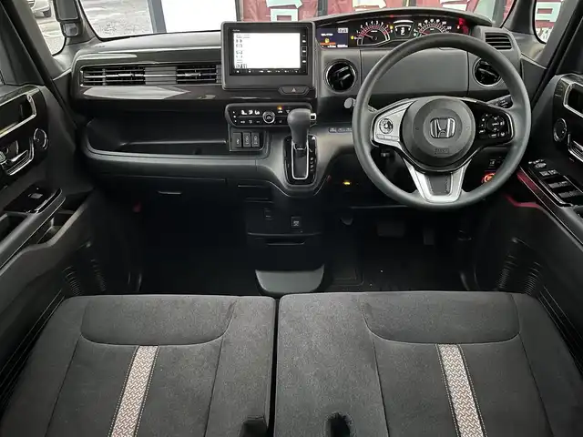 ホンダ Ｎ ＢＯＸ カスタム G L ホンダセンシング 奈良県 2020(令2)年 2.9万km クリスタルブラックパール 純正ナビ（VXM-204VFi)/（フルセグ/BT/CD/DVD)/レーダークルーズコントロール/バックカメラ/後方コーナーセンサー/衝突軽減システム/レーンキープアシスト/両側パワースライドドア/後席サンシェード/アイドリングストップ/オートライト/電動格納ミラー/ETC/純正14インチAW/取り扱い説明書