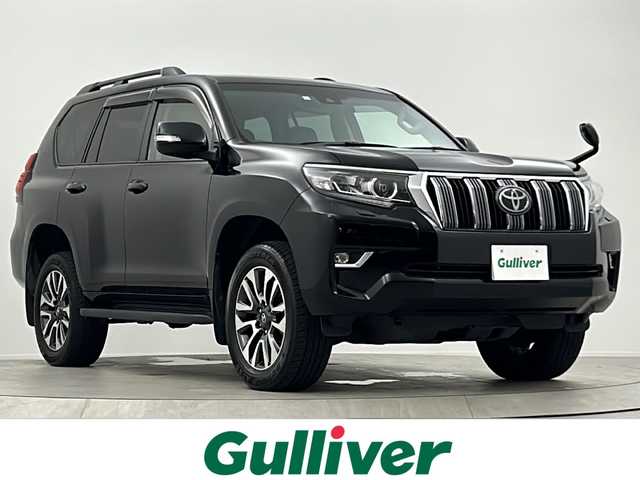 トヨタ ランドクルーザー プラド TX Lパッケージ 大阪府 2023(令5)年 3.6万km ブラック ワンオーナー/純正ナビ/・フルセグTV/・Bluetooth/サンルーフ/3列シート(7人乗り)/黒レザーシート/前席シートヒーター/前席シートベンチレーション/トヨタセーフティセンス/プリクラッシュセーフティ/レーンディパーチャーアラート/オートマチックハイビーム/レーダークルーズコントロール/バックカメラ/保証書/取扱説明書/点検記録簿