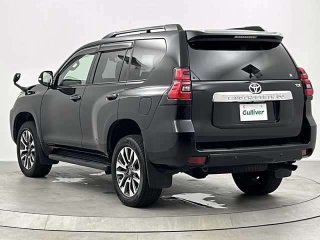 トヨタ ランドクルーザー プラド TX Lパッケージ 大阪府 2023(令5)年 3.6万km ブラック ワンオーナー/純正ナビ/・フルセグTV/・Bluetooth/サンルーフ/3列シート(7人乗り)/黒レザーシート/前席シートヒーター/前席シートベンチレーション/トヨタセーフティセンス/プリクラッシュセーフティ/レーンディパーチャーアラート/オートマチックハイビーム/レーダークルーズコントロール/バックカメラ/保証書/取扱説明書/点検記録簿